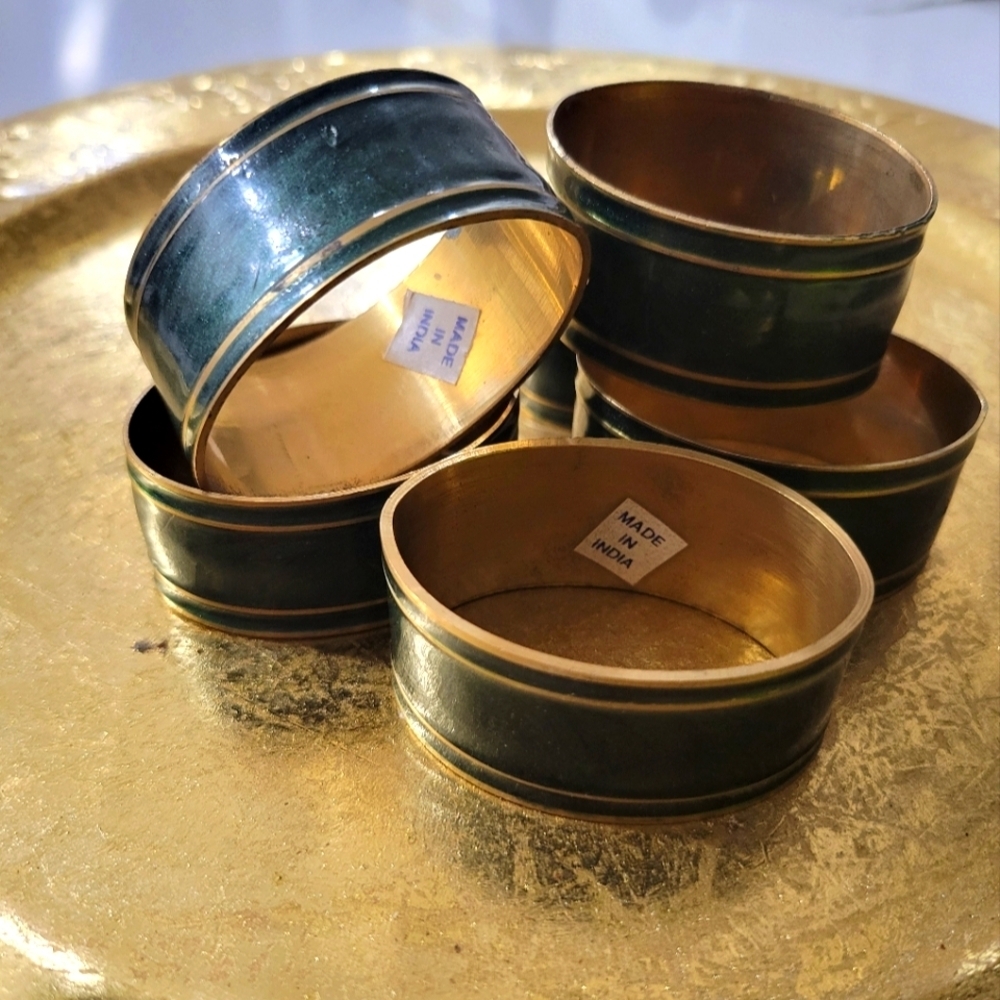 6 Napkin rings